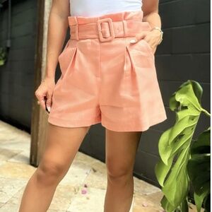 NWT Veronica Beard size 4 belted shorts retail $348